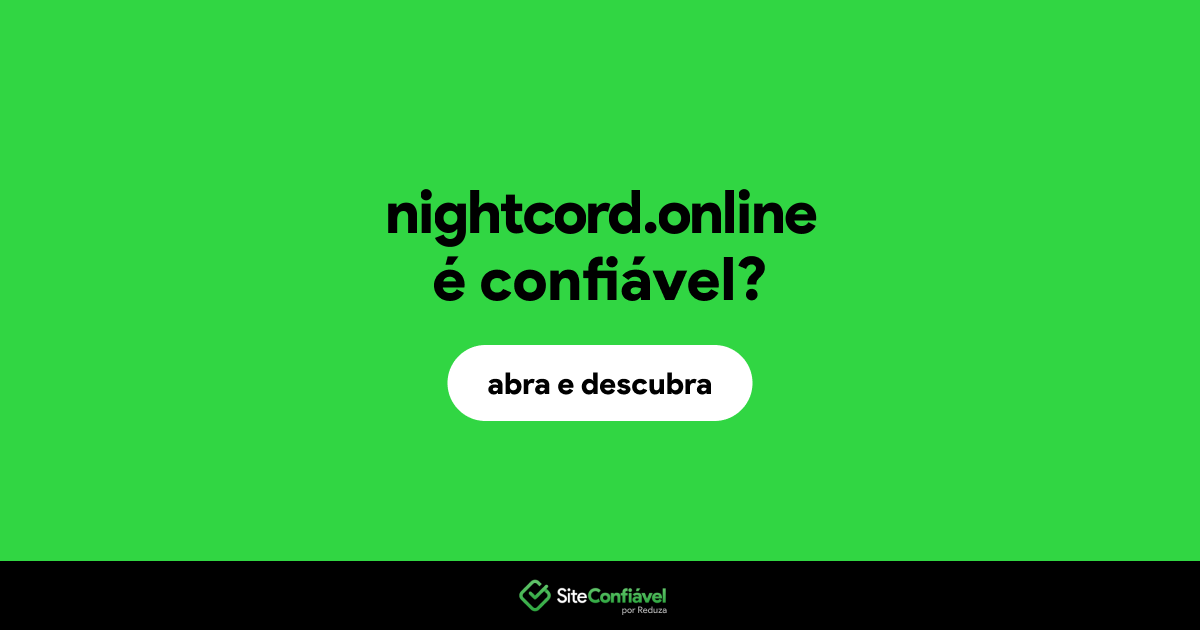 O site nightcord.online é confiável?