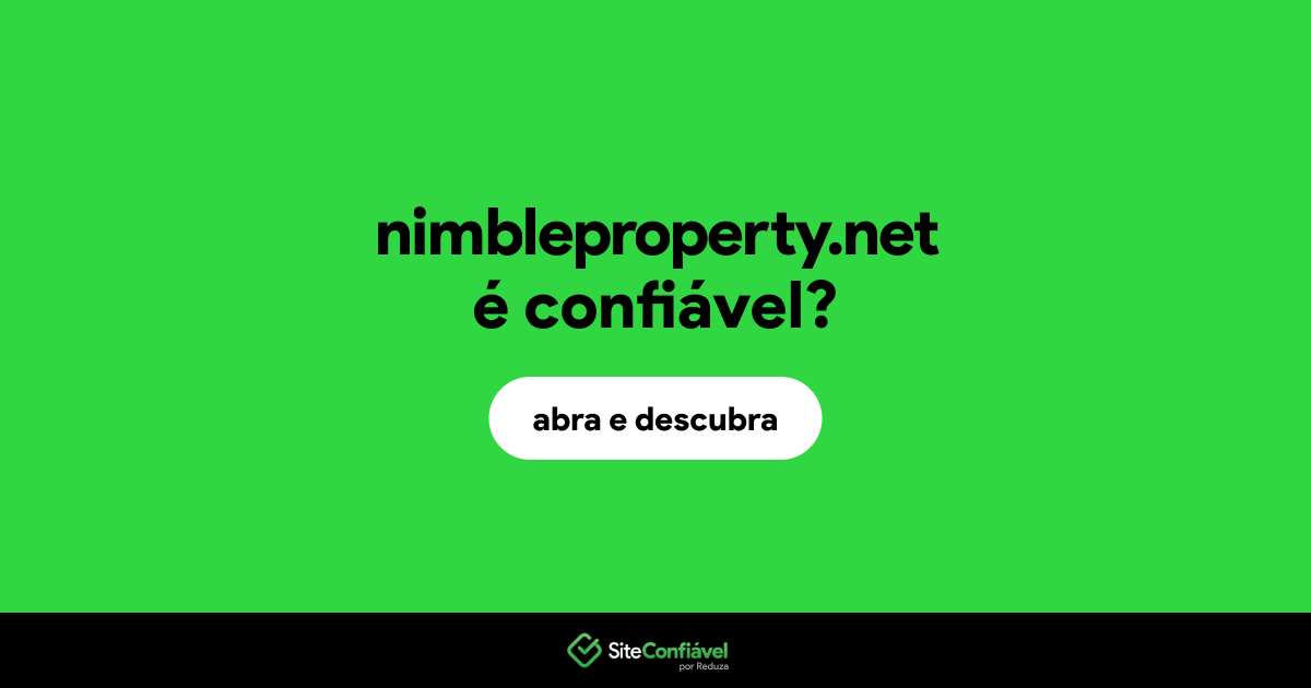 O site nimbleproperty.net é confiável?