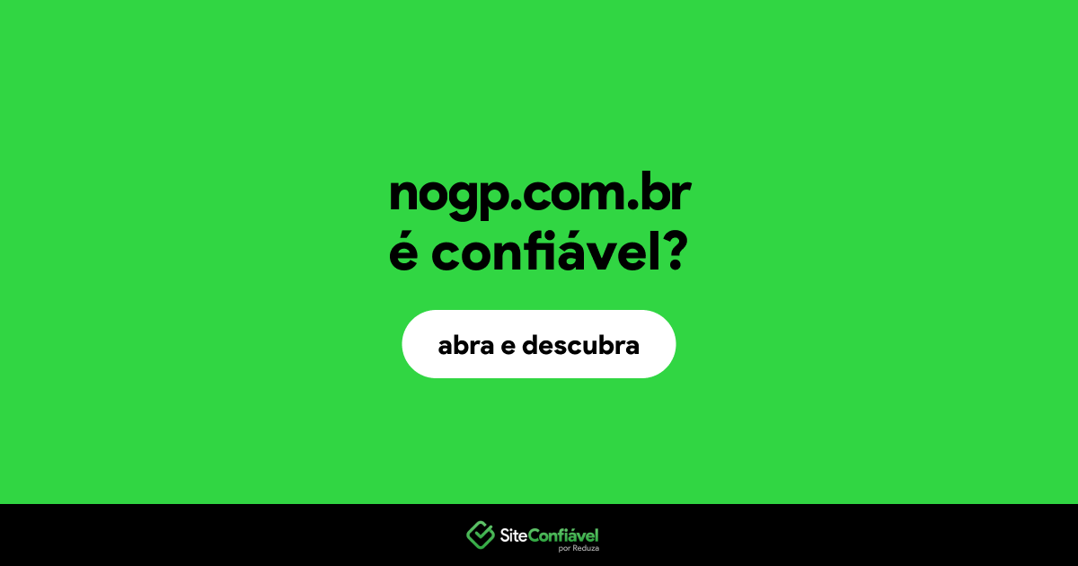 O site nogp.com.br é confiável?
