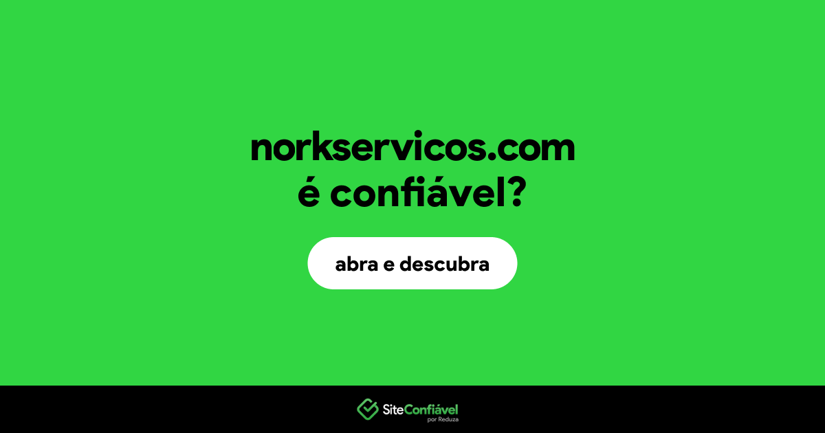 O site norkservicos.com é confiável?