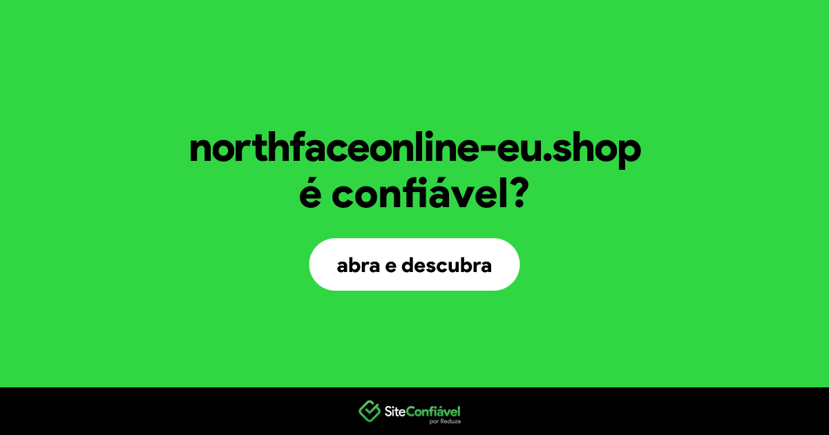 O site northfaceonline-eu.shop é confiável?