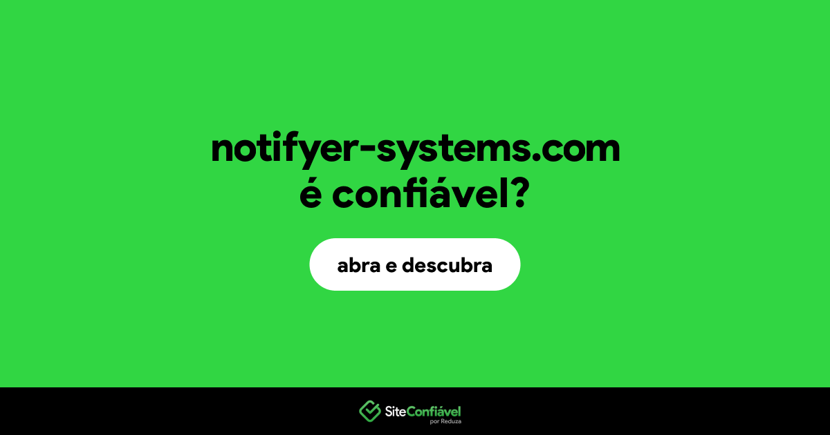 O site notifyer-systems.com é confiável?
