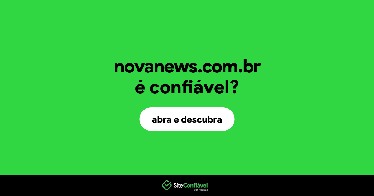 O site novanews.com.br é confiável?