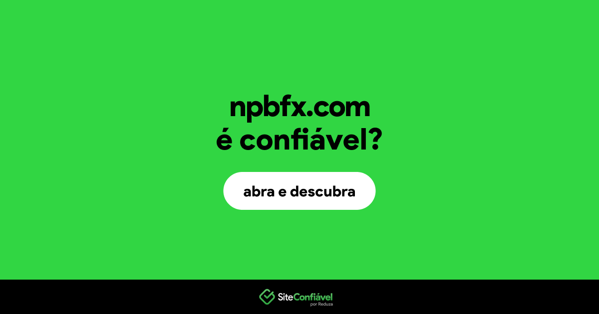 O site npbfx.com é confiável?
