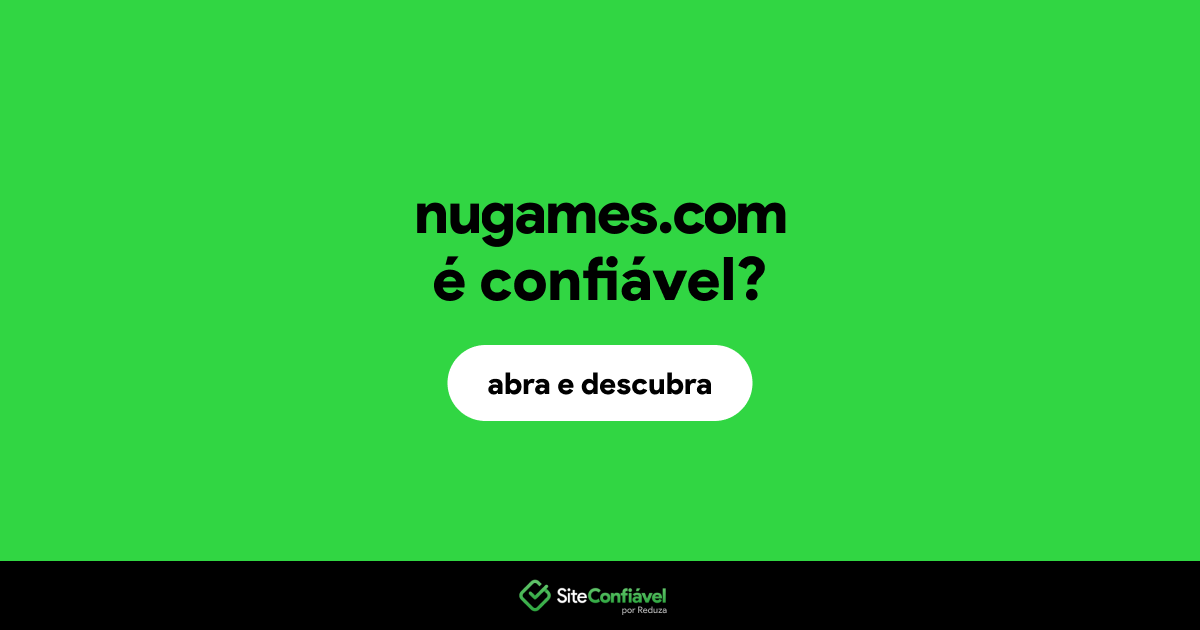 O site nugames.com é confiável?