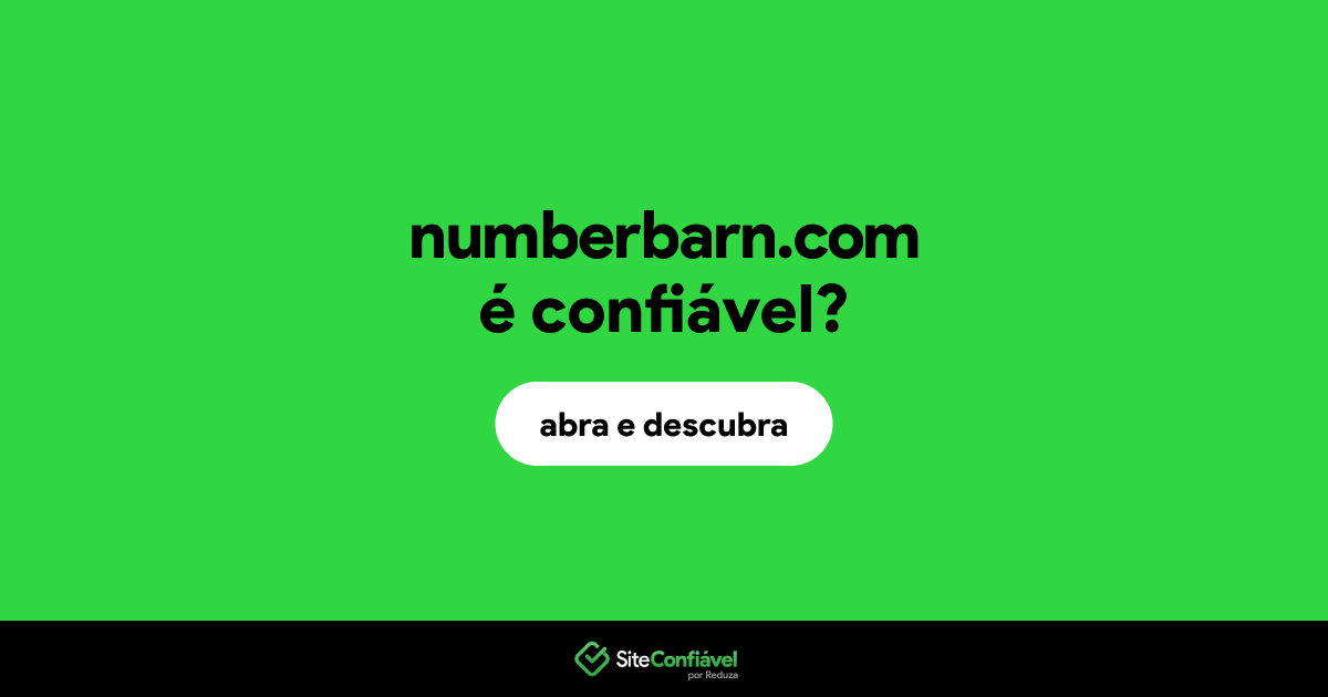 O site numberbarn.com é confiável?