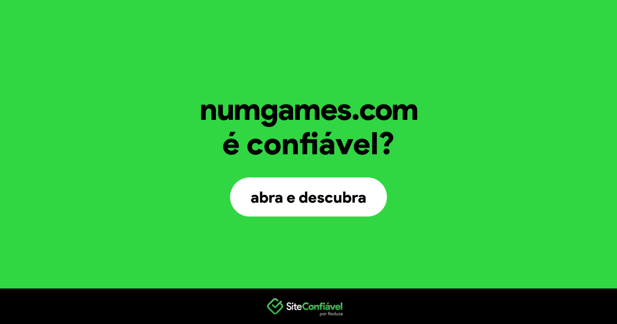 O site numgames.com é confiável?