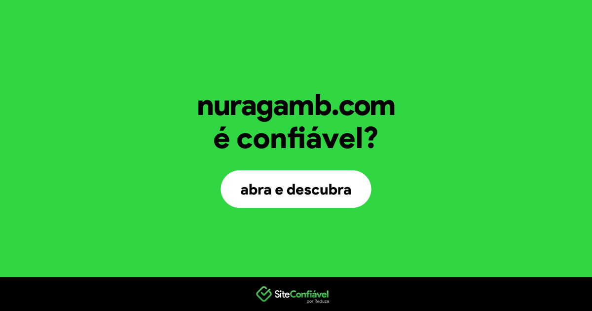 O site nuragamb.com é confiável?