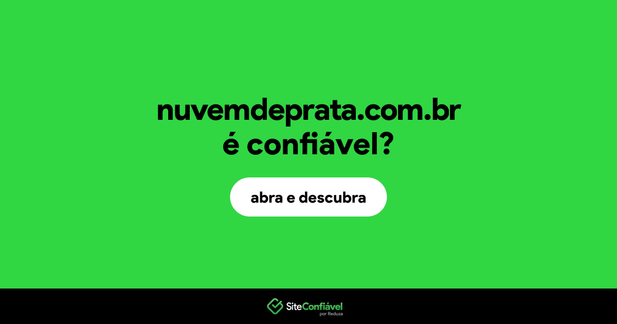 O site nuvemdeprata.com.br é confiável?