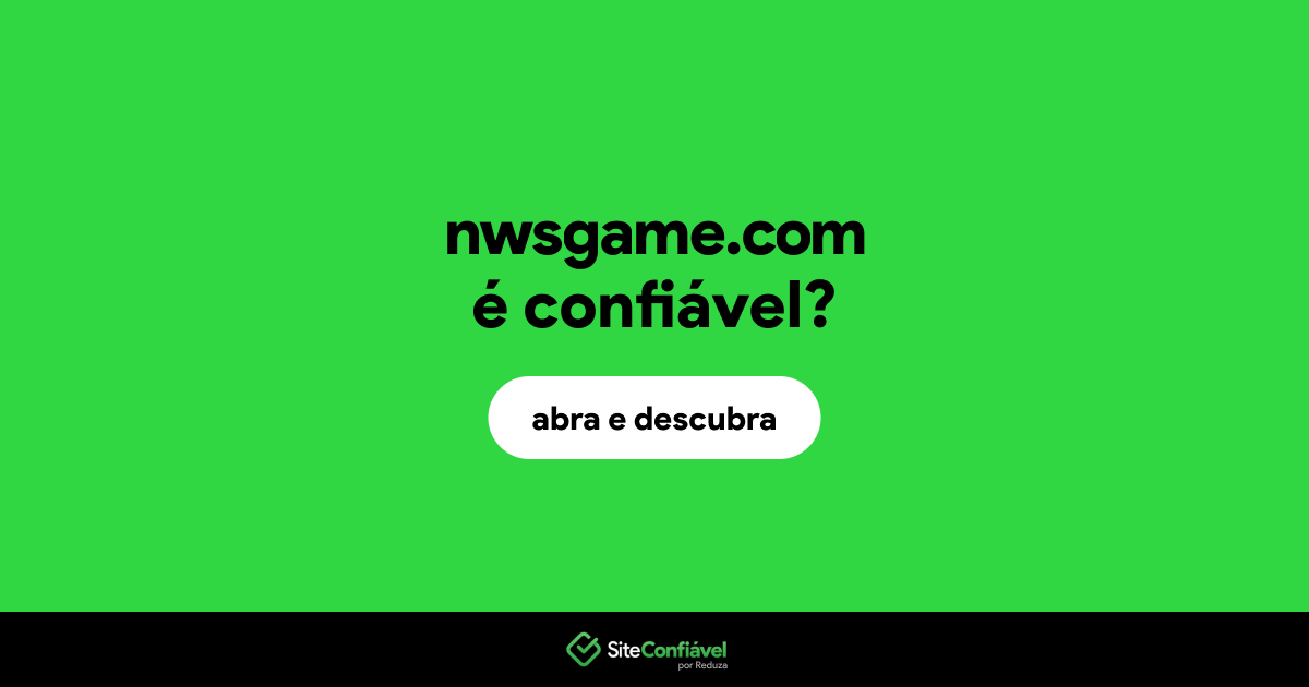 O site nwsgame.com é confiável?