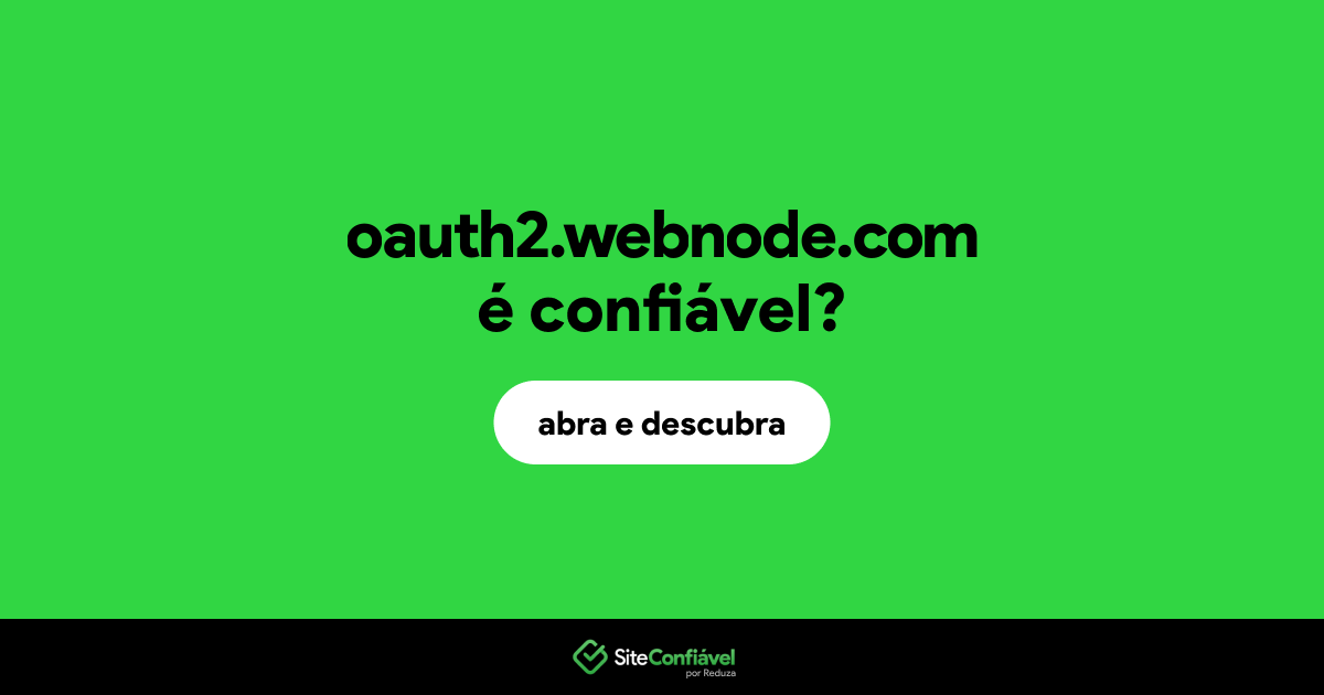 O site oauth2.webnode.com é confiável?