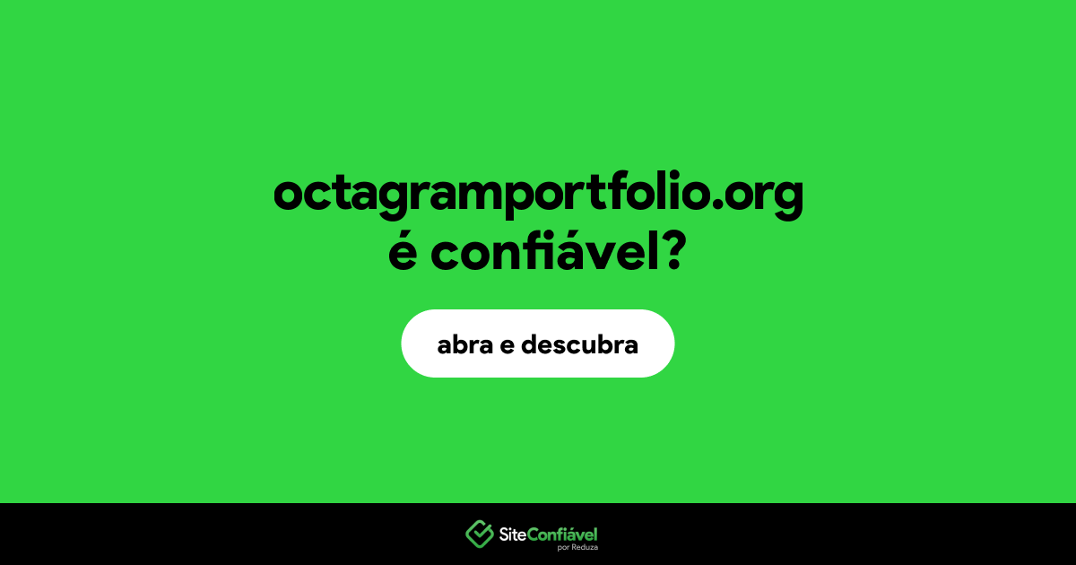 O site octagramportfolio.org é confiável?