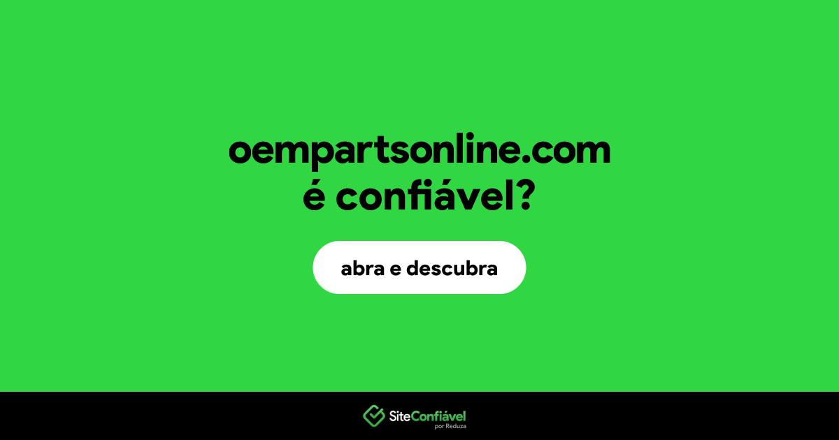 O site oempartsonline.com é confiável?