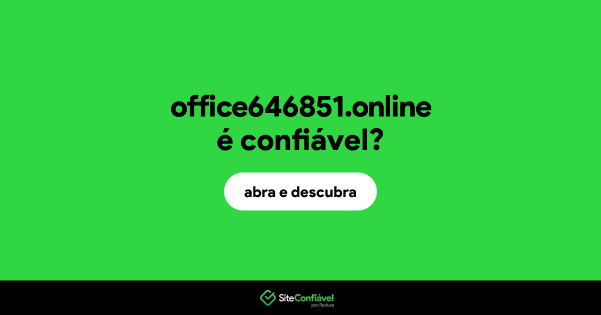 O site office646851.online é confiável?