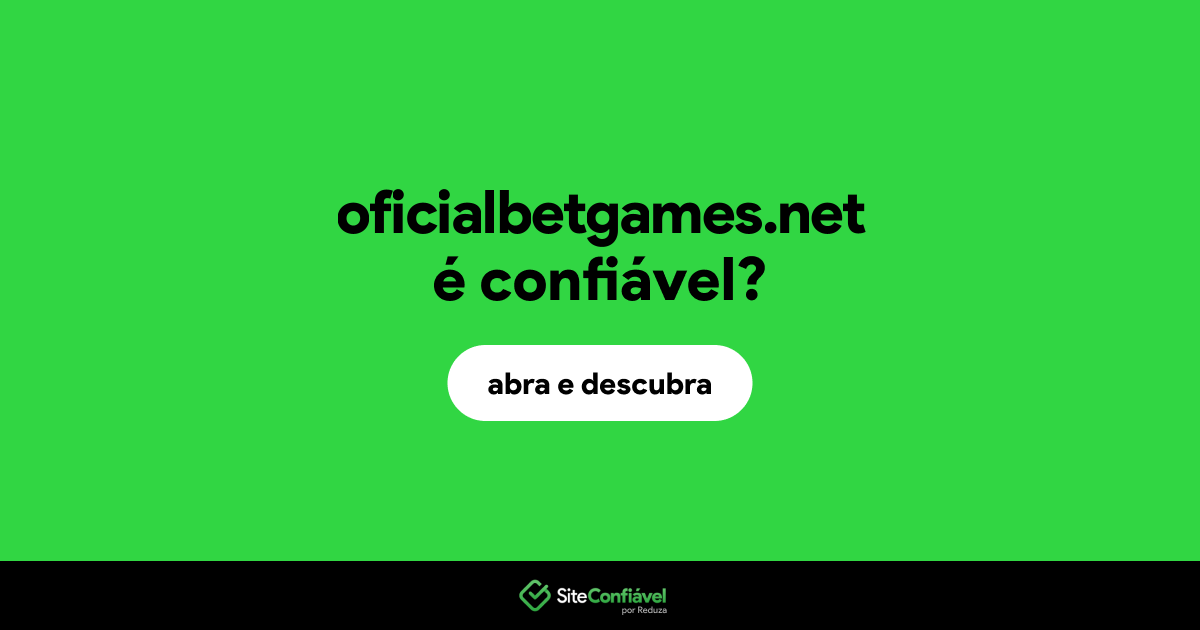 O site oficialbetgames.net é confiável?