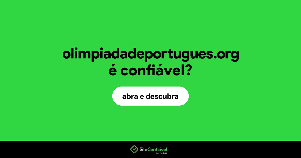 Olimpiadadeportugues.org é confiável? Olimpiadadeportugues é segura ...