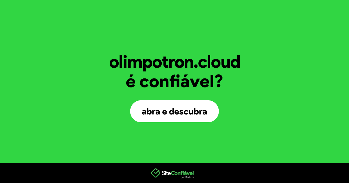 O site olimpotron.cloud é confiável?