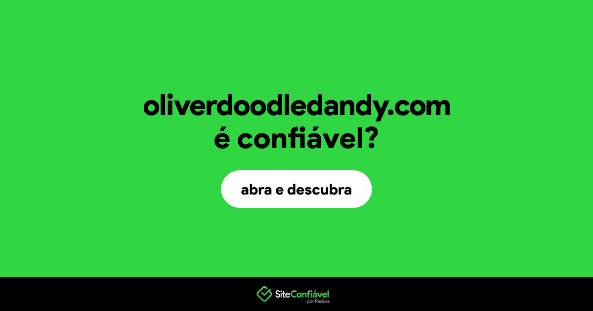 O site oliverdoodledandy.com é confiável?