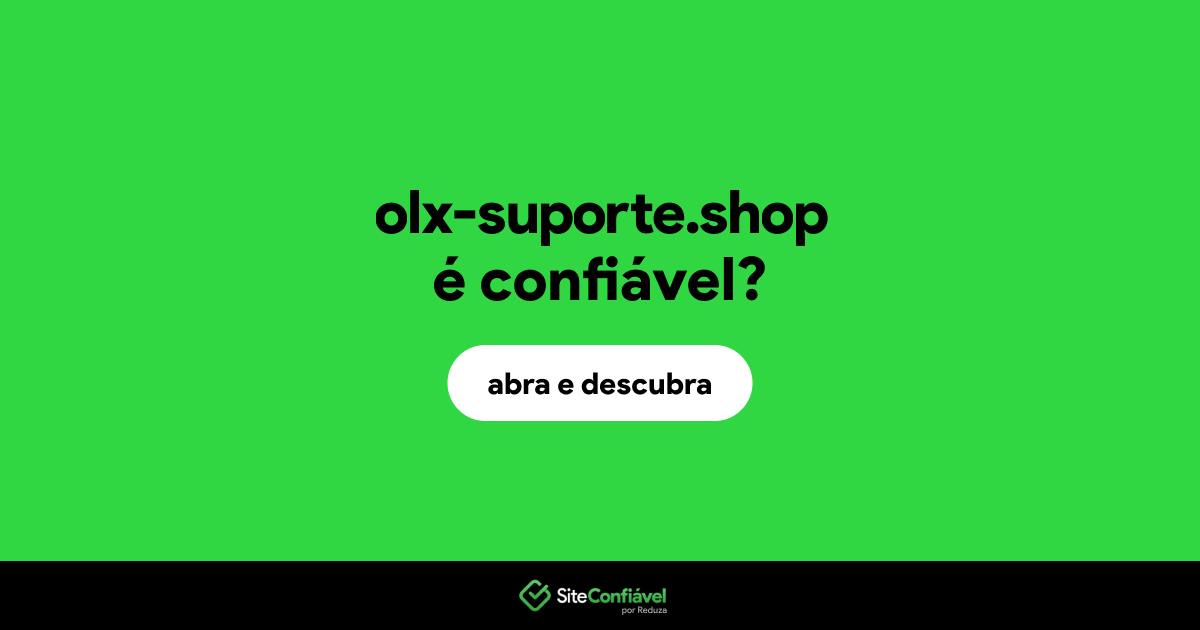 O site olx-suporte.shop é confiável?