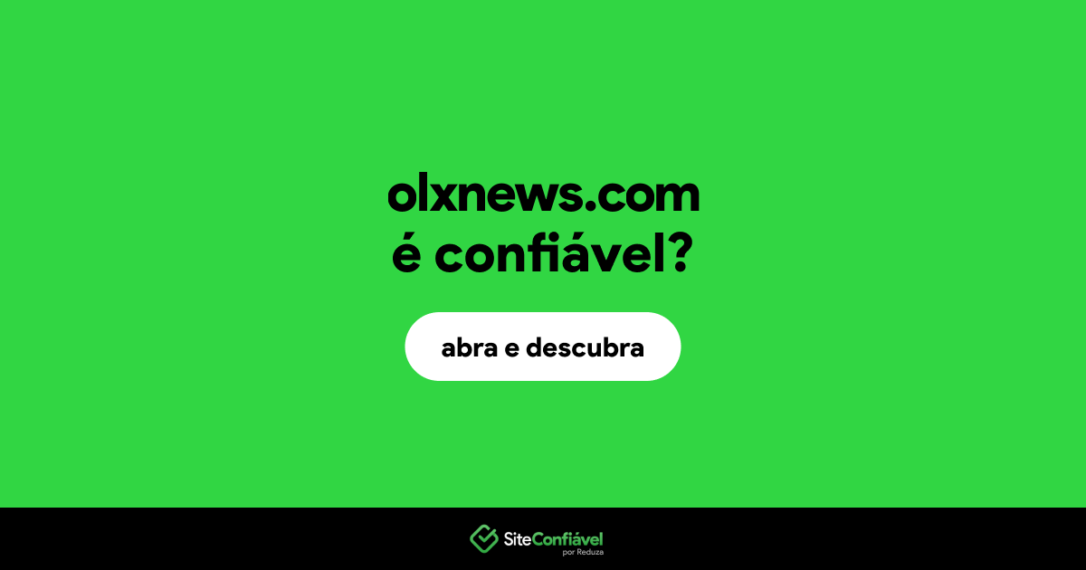O site olxnews.com é confiável?