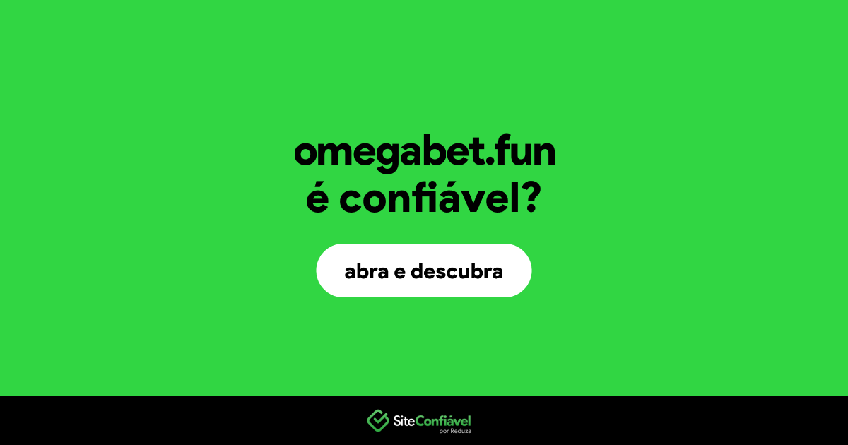 O site omegabet.fun é confiável?
