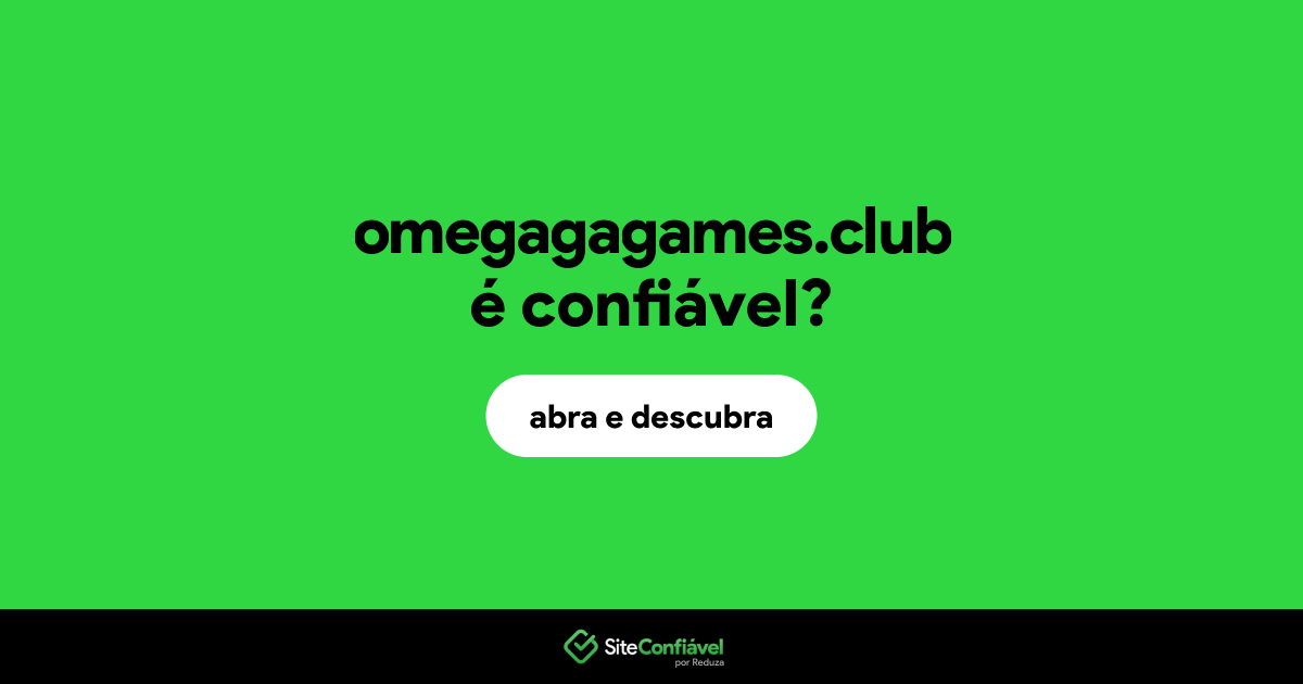 O site omegagagames.club é confiável?