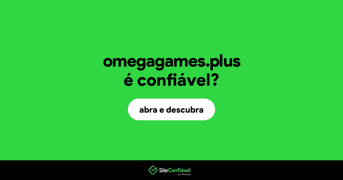 O site omegagames.plus é confiável?