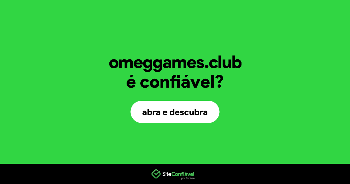 O site omeggames.club é confiável?