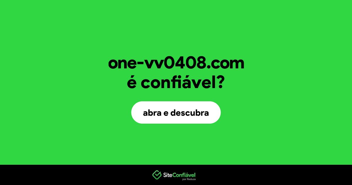 O site one-vv0408.com é confiável?