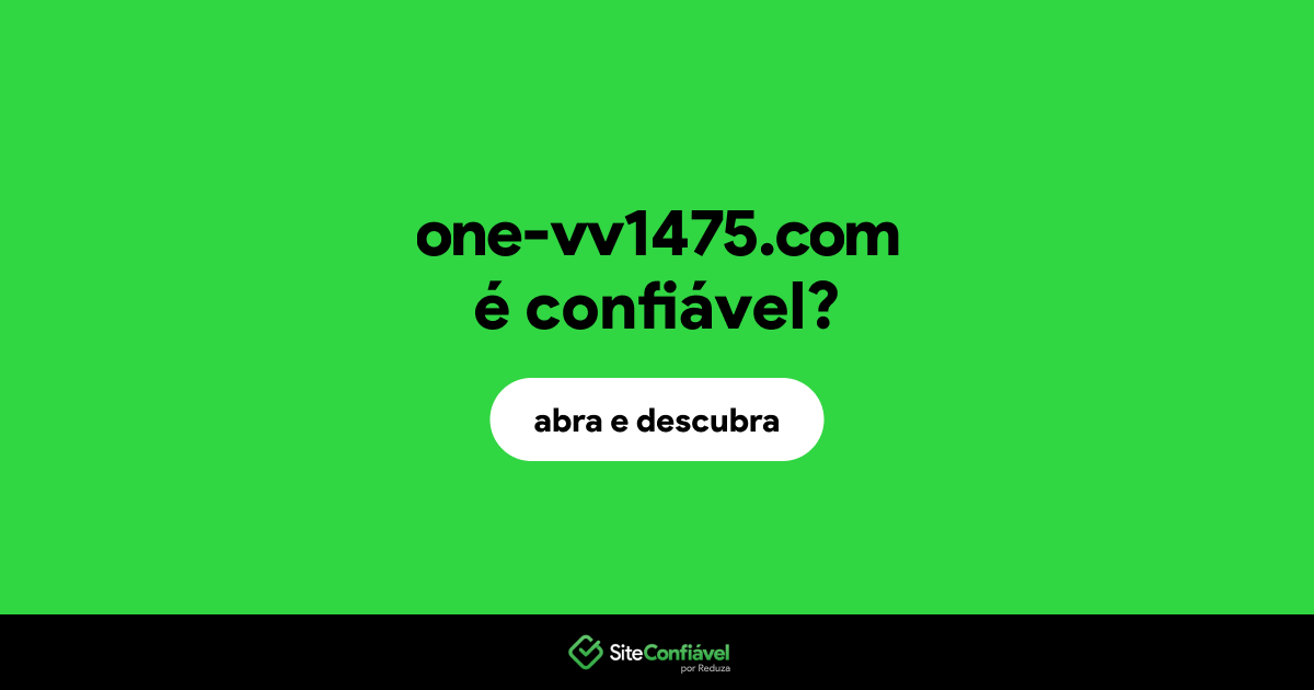 O site one-vv1475.com é confiável?