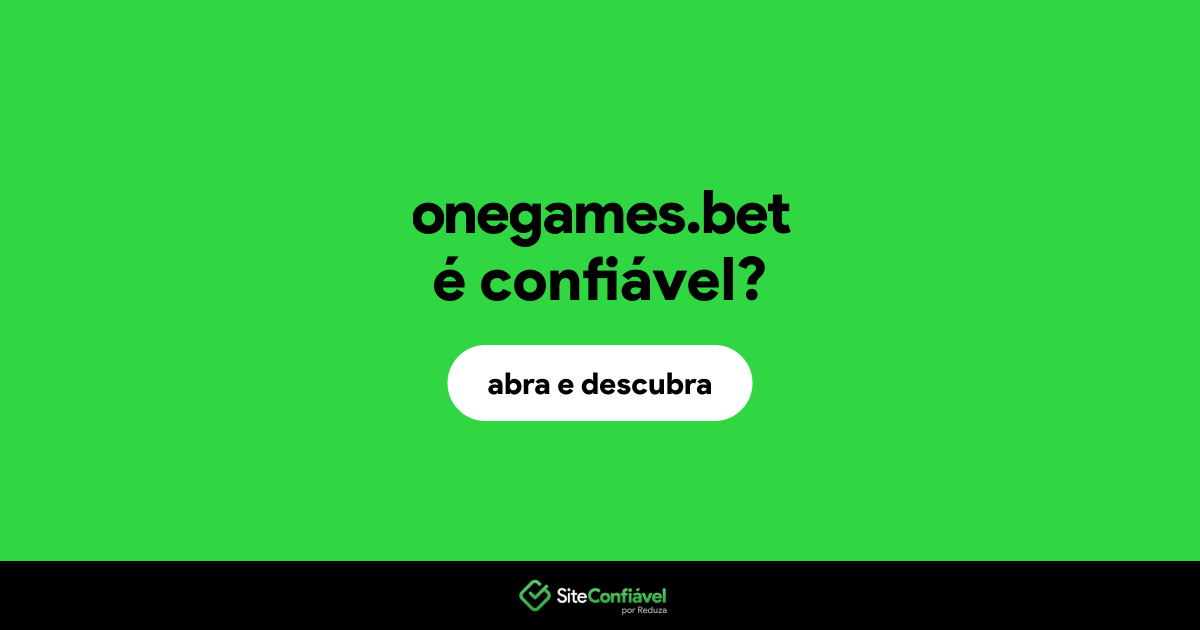 O site onegames.bet é confiável?