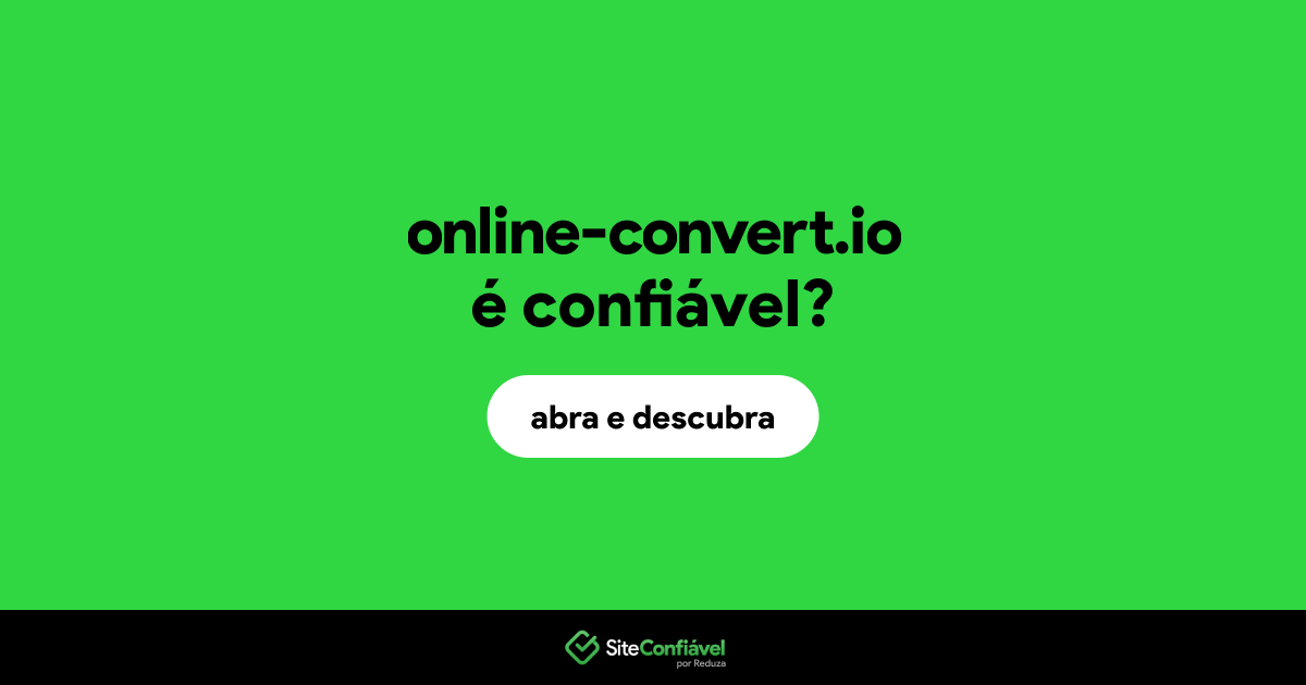 O site online-convert.io é confiável?