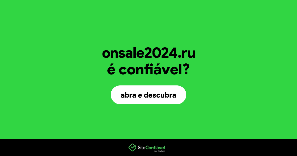O site onsale2024.ru é confiável?