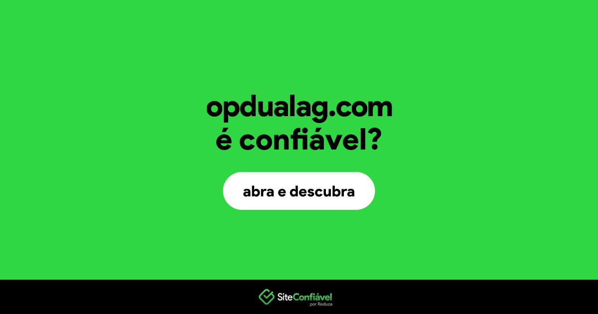O site opdualag.com é confiável?