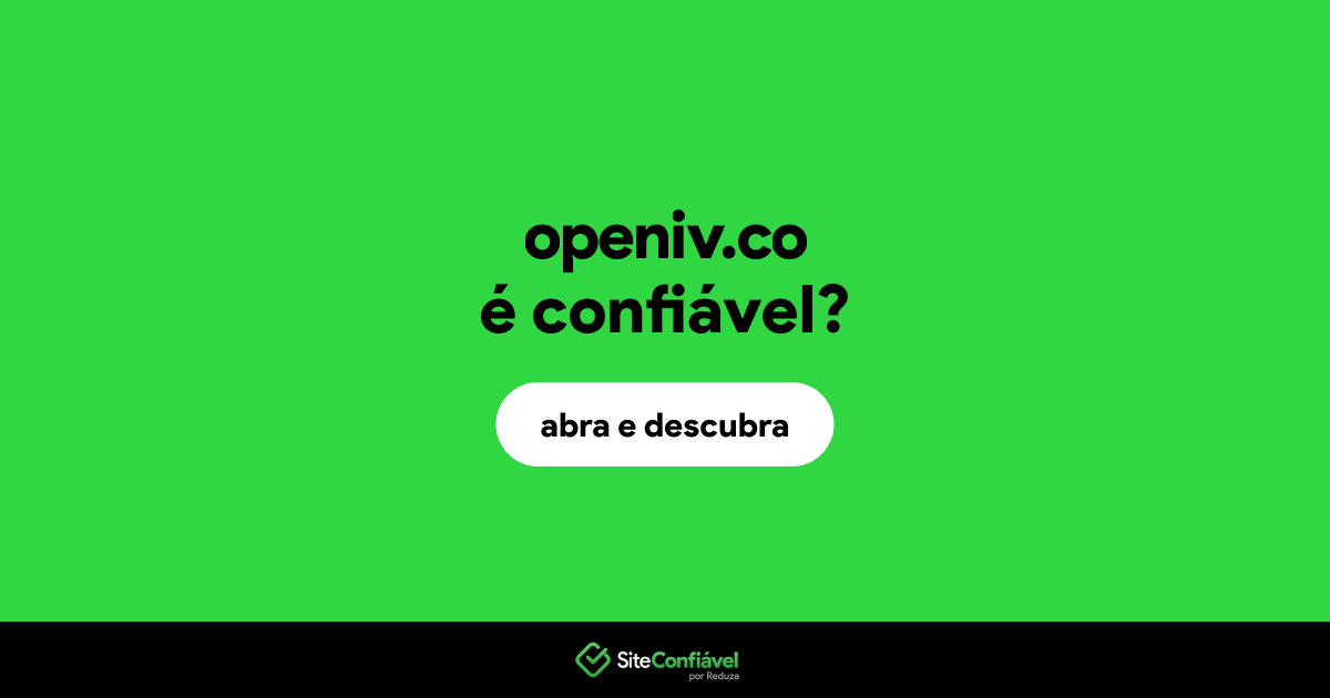 O site openiv.co é confiável?