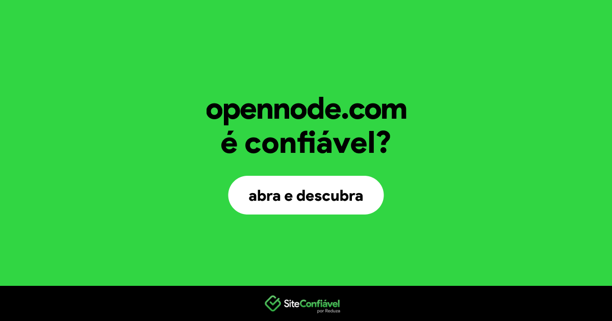 O site opennode.com é confiável?