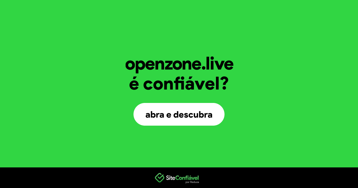 O site openzone.live é confiável?