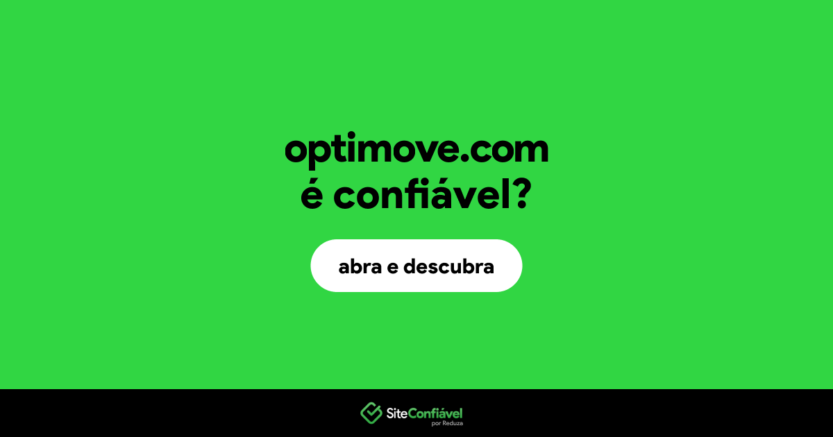 O site optimove.com é confiável?