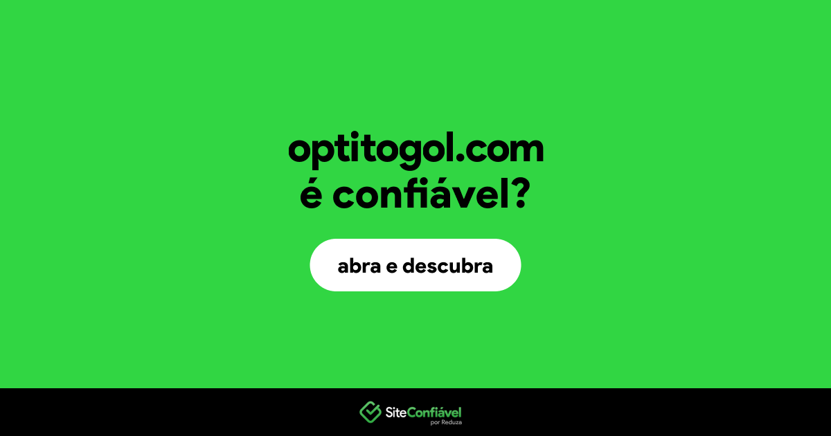 O site optitogol.com é confiável?
