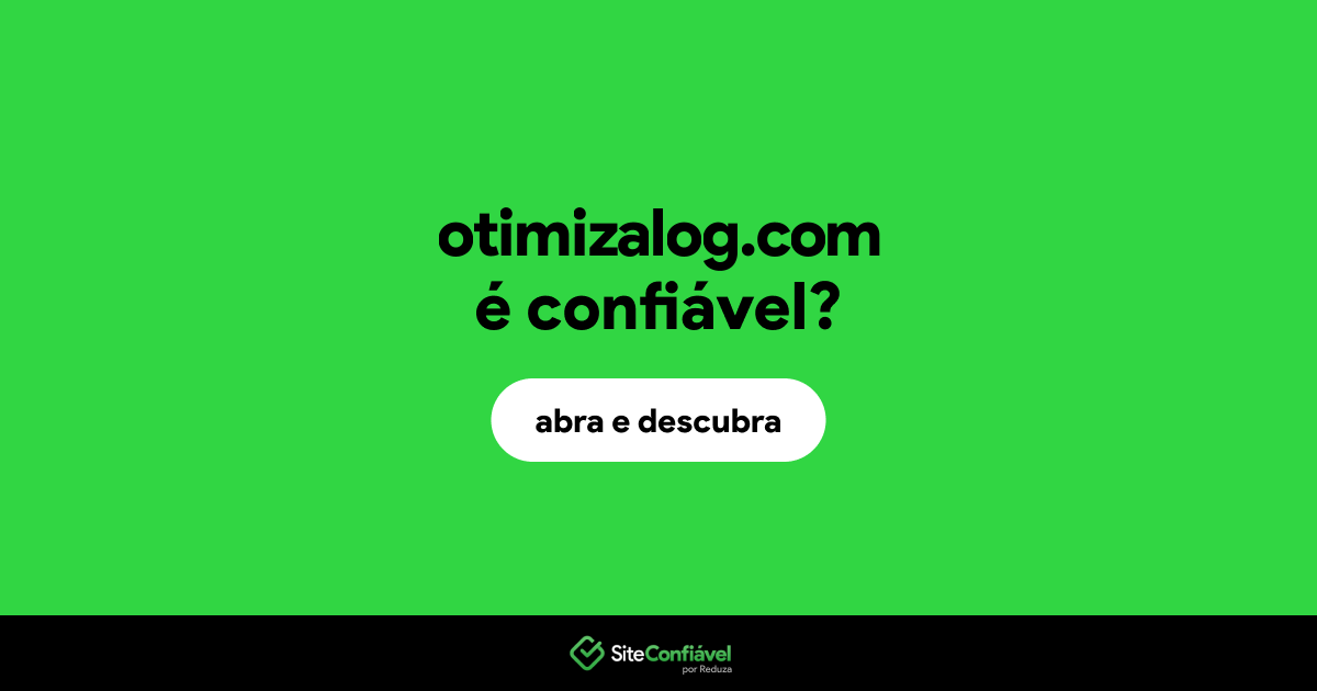 O site otimizalog.com é confiável?