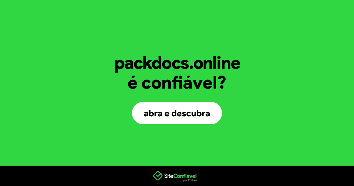 O site packdocs.online é confiável?