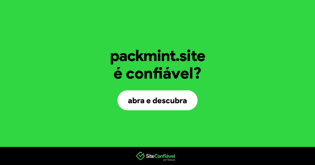 O site packmint.site é confiável?