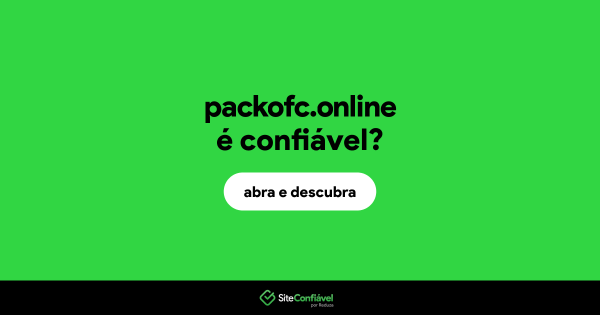 O site packofc.online é confiável?