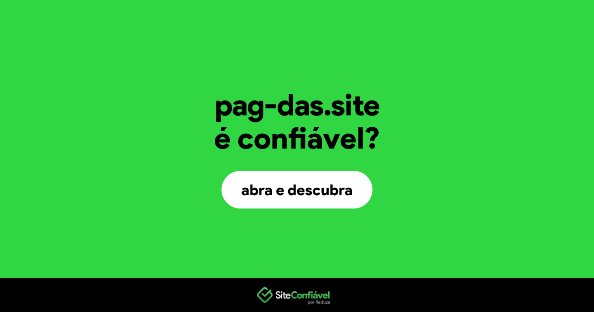O site pag-das.site é confiável?