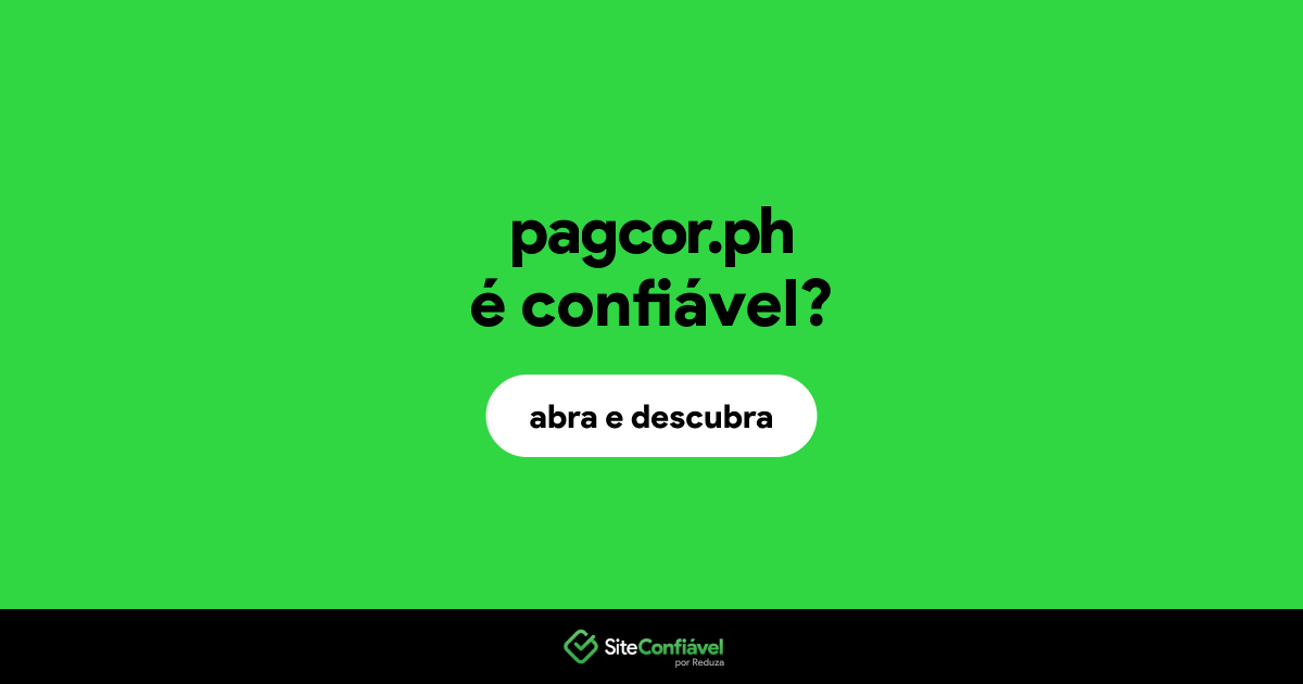 O site pagcor.ph é confiável?