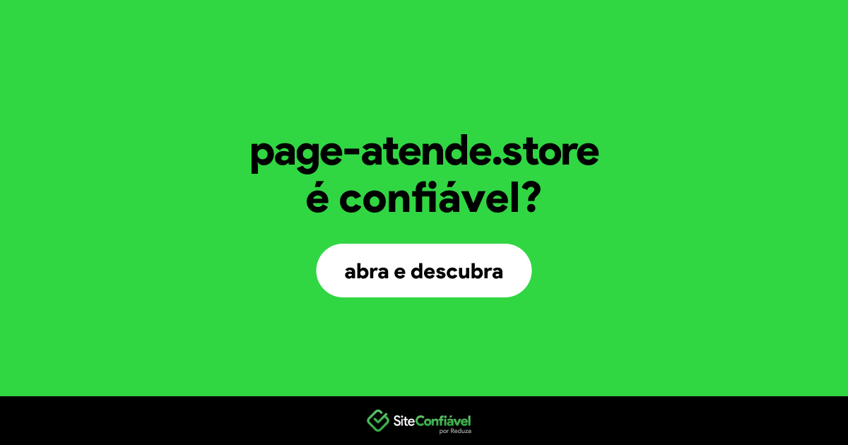 O site page-atende.store é confiável?