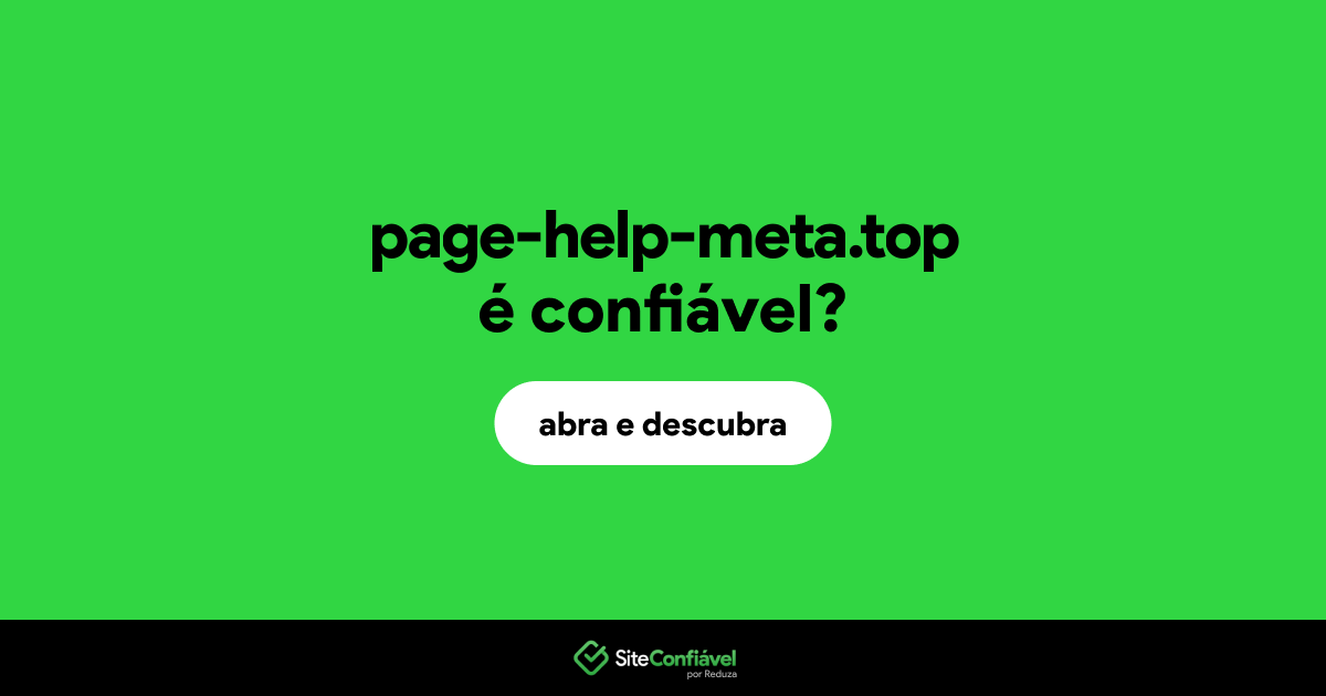 O site page-help-meta.top é confiável?