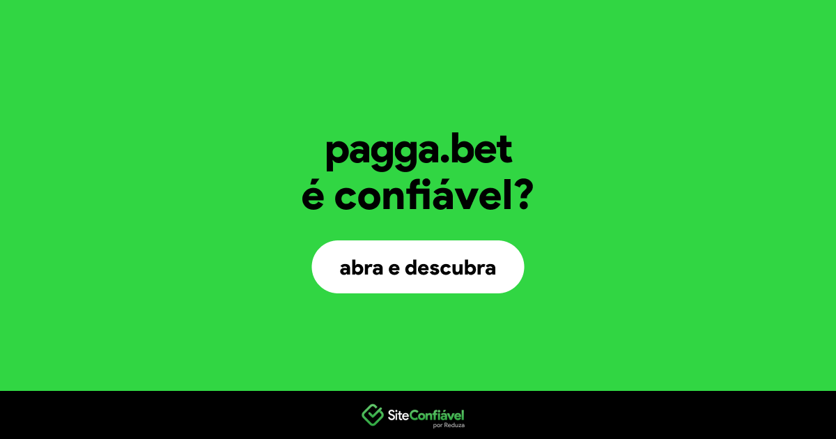 O site pagga.bet é confiável?