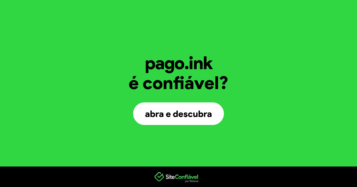 O site pago.ink é confiável?