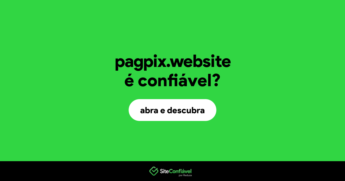 O site pagpix.website é confiável?